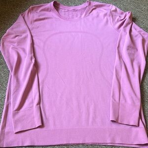 COPY - Pink Lululemon Swiftly Tech Long Sleeve